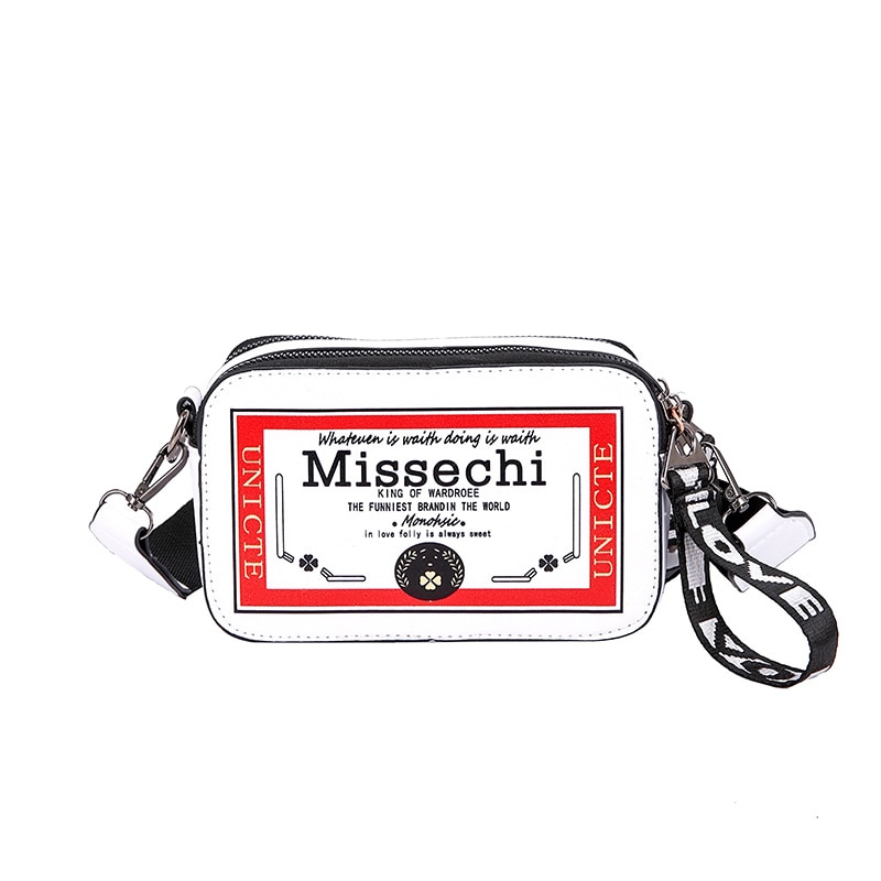 Donne mini Scatola di Sacchetto di Spalla di proprietà Petto Borsa con Tracolla per le donne 2020 Cinghia di Spalla larga Sacchetto Della Macchina Fotografica 2 strato di Stampa Borse