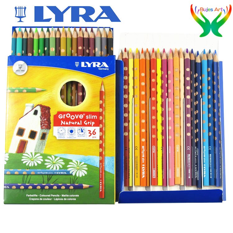 Germany LYRA 36 color lead triangle hole color pencil upright position pen pencil sharpener rtist art set office