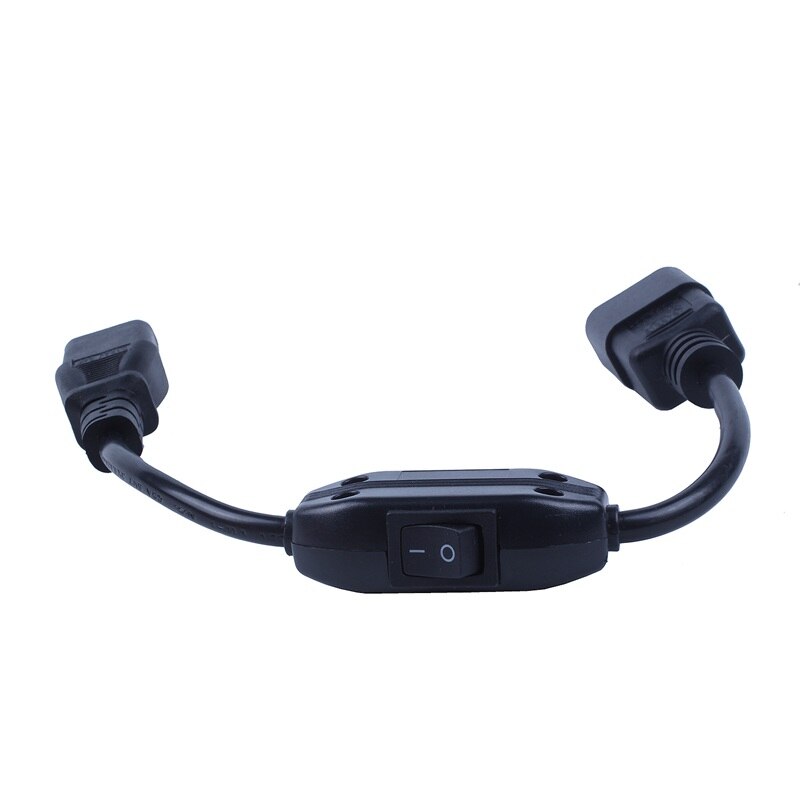 Special PDU UPS Power Cord Cable, IEC 320 C14 to C13 with On/Off Switch 30cm Black