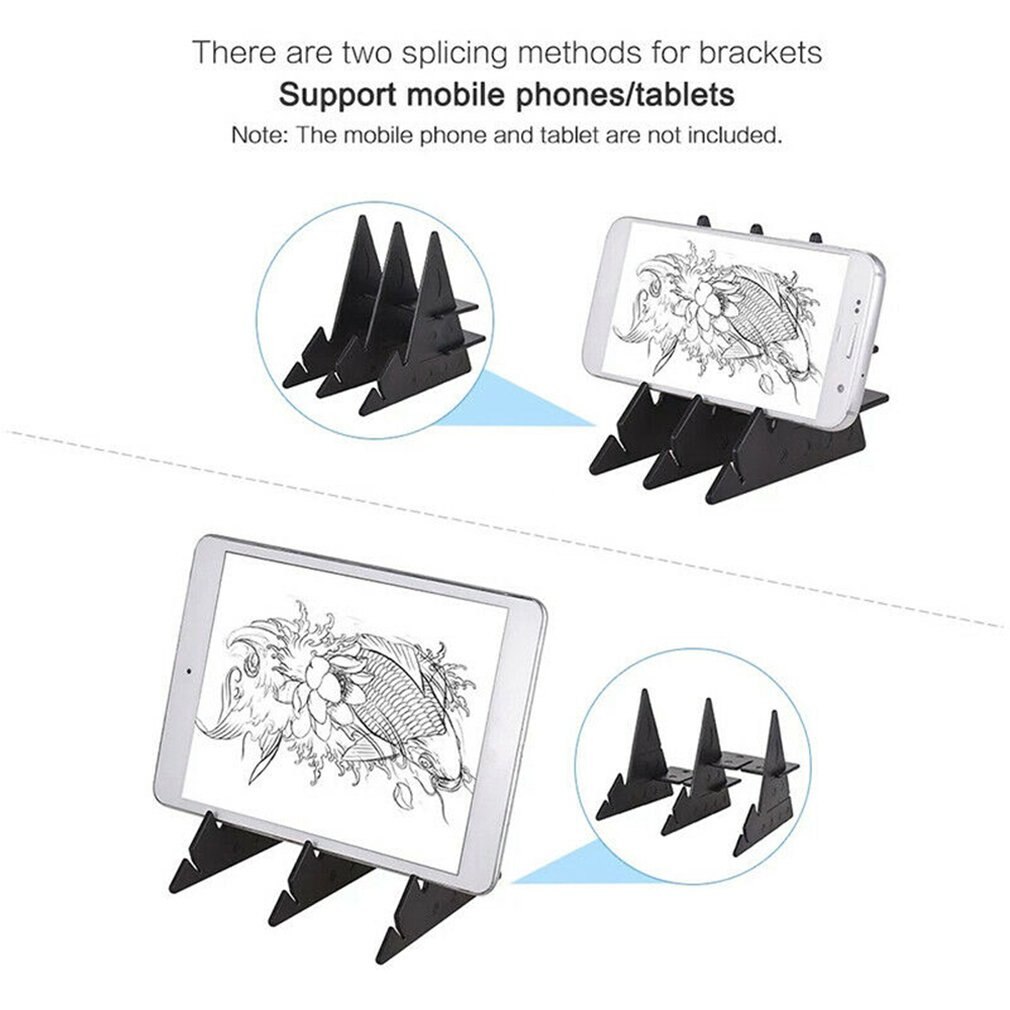 Placa de desenho de imagem óptica lente esboço espelho reflexão escurecimento suporte suporte pintura espelho placa traçando plotter mesa