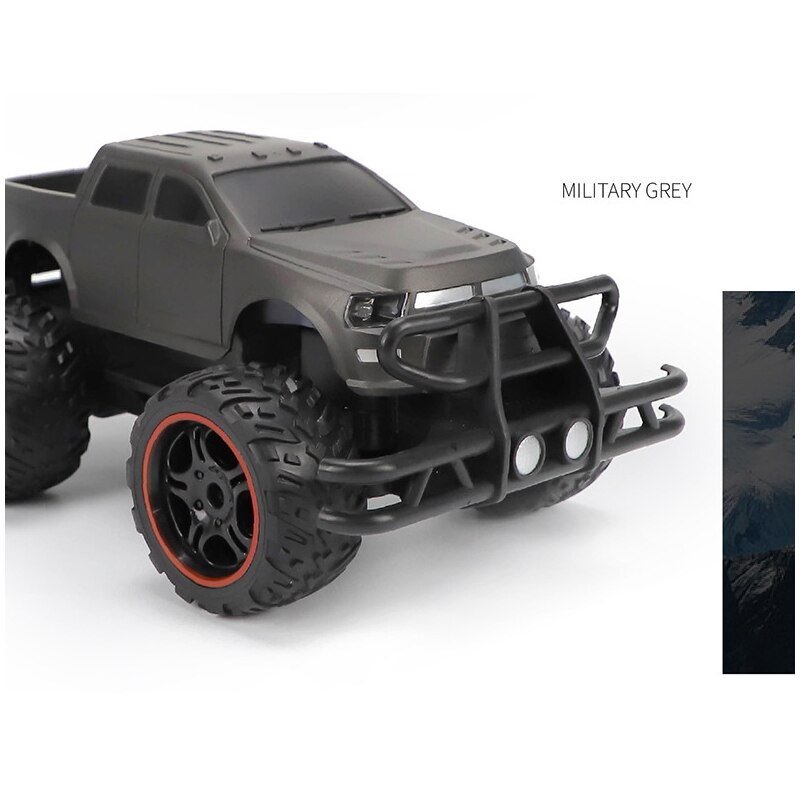 RC Car 1:14 High Speed Jeep Remote Control Car SUV Monster Racing Vehicle 4 Channels Car Toys Electronic Hobby Toy For Kids: Black