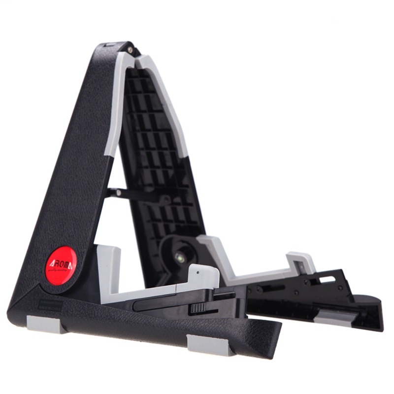 AROMA AUS-02 Length Adjustable Foldable Mini Guitar Ukulele Stand A-Frame Holder Bracket Mount for Ukulele Violin Mandolin