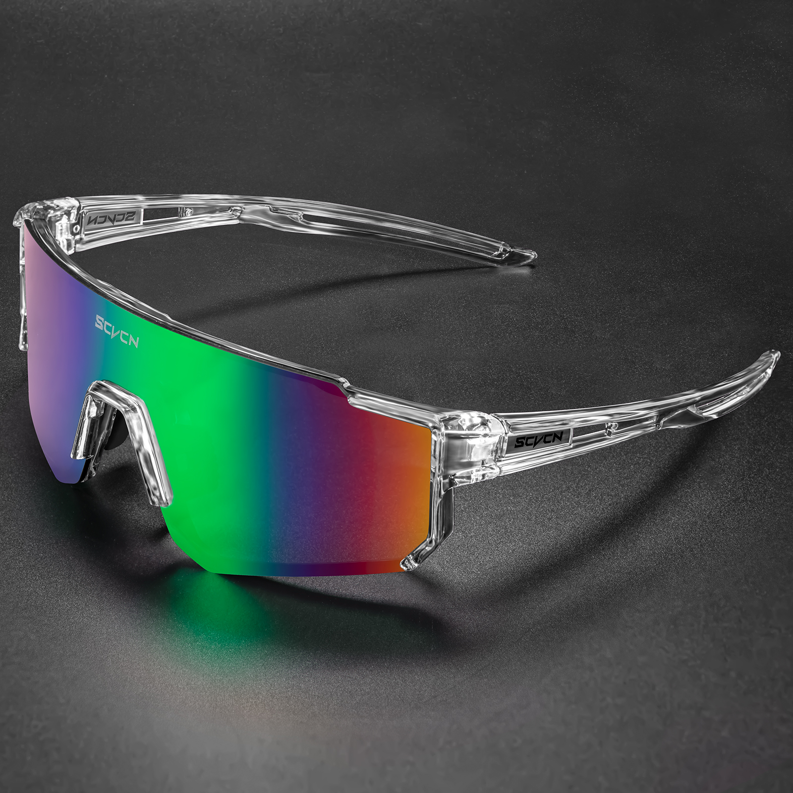 SCVCN Fahrradbrille, Sport-Sonnenbrille, UV400, Fahrrad, Wandern, Camping, Golfbrille für Männer und Frauen, Baseballbrille, Fahrradbrille