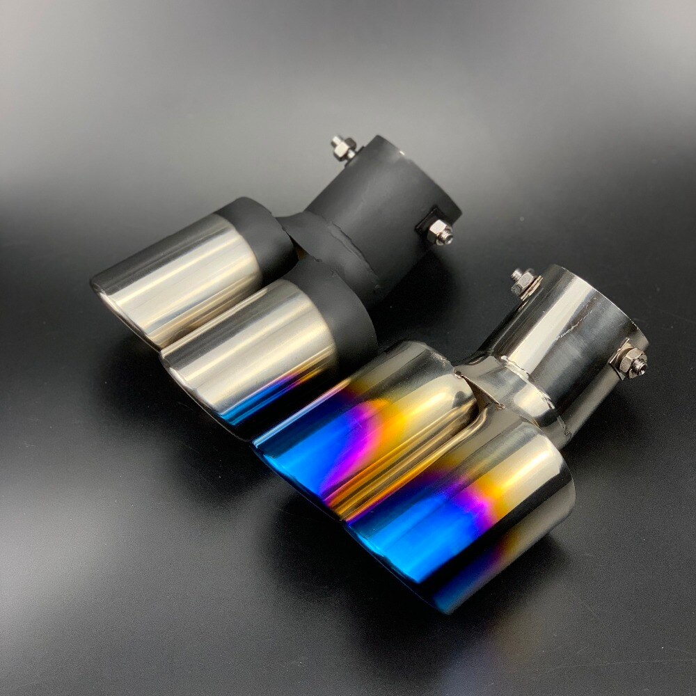 Car styling Exhaust Pipe tube Case For Renault Espace Twingo Clio ZOE Kwid SYMBIOZ ARKANA Duster EZ-PRO Lodgy Alpine A110