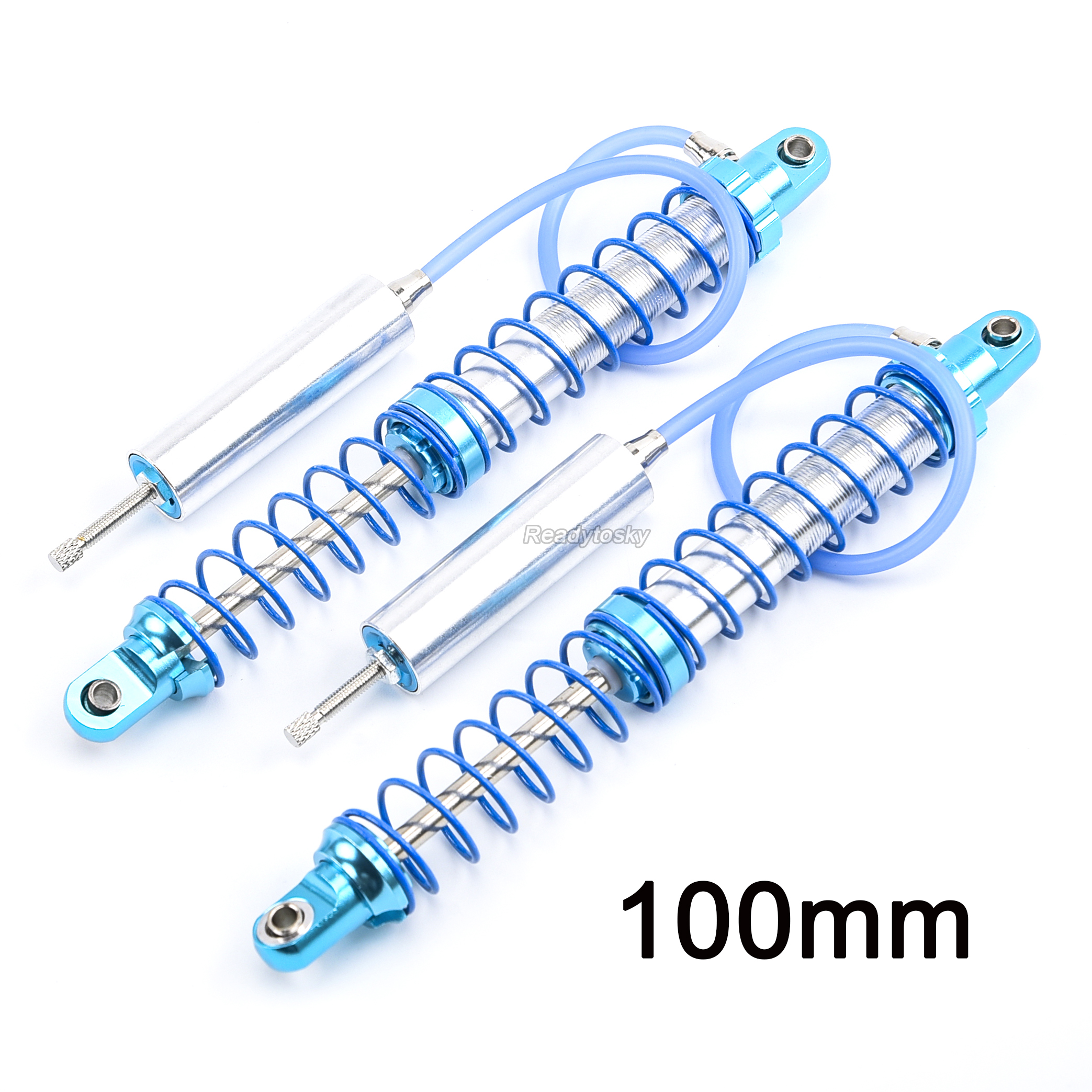 70mm 80mm 90mm 100mm 110mm 120mm hydrauliczny amortyzator wstrząsów dla 1/10 RC samochodów ciężarówka Gąsienica samochodów wspinaczkowy osiowy SCX10 TRX4 D90: 100mm 1para