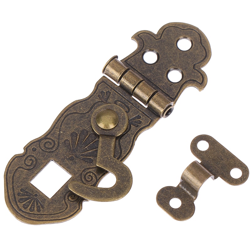 1pc Antieke Dagboek Boek Notebook Lock Metalen Gesp Pakket Box Scharnier Lock Sluiting Scharnier Lock