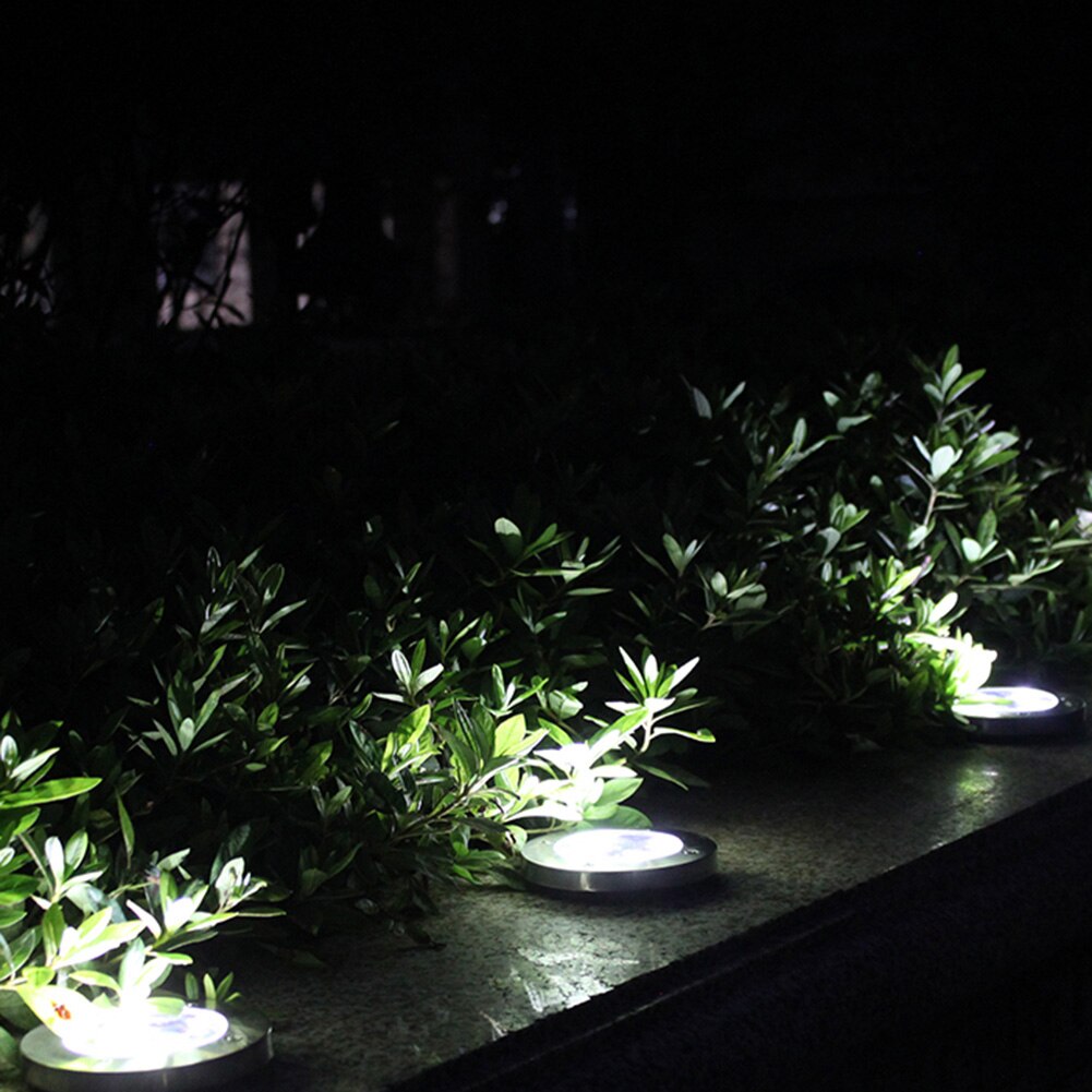 Qedertek 8 x 8 LED Outdoor Lights Solar Lights RGB Light