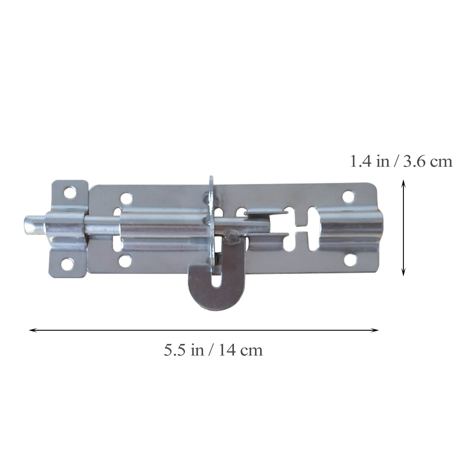 4pcs Sliding Bolt Sliding Lock Stainless Steel Sliding Door Lock