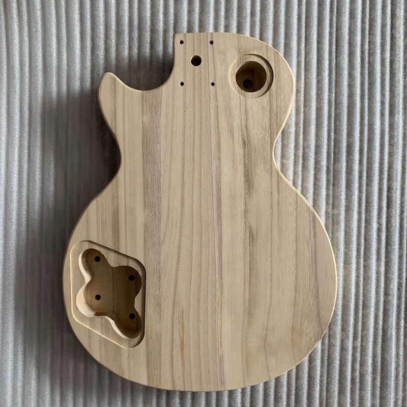 Corps de guitare électrique en bois, inachevé, fait à la main en noyer, pièce de remplacement