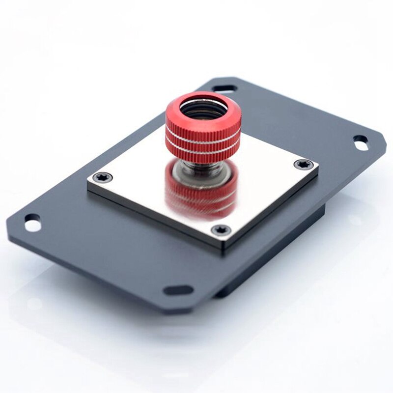 Computer CPU Wasser Kühlung Kopf AMD-POOC Jet Typ Schwarz POM Obere Abdeckung Anwendbarer bereich: AM2/AM3/AM3 +/AM4