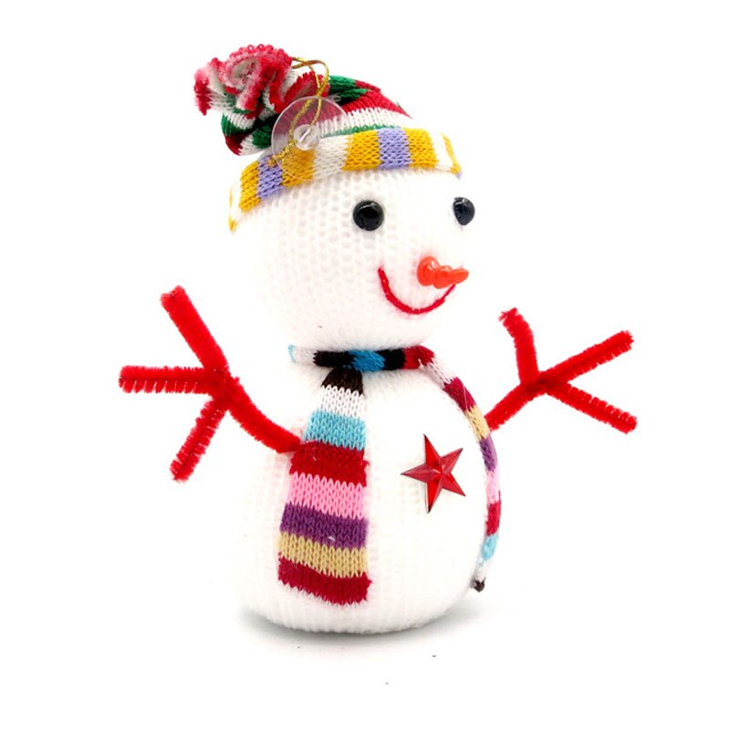 Snowman Opknoping Kerst Ornamenten 20 cm Kerst Sneeuwpop Speelgoed Pop Kerst Mooie Decoraties Voor Thuis Kids