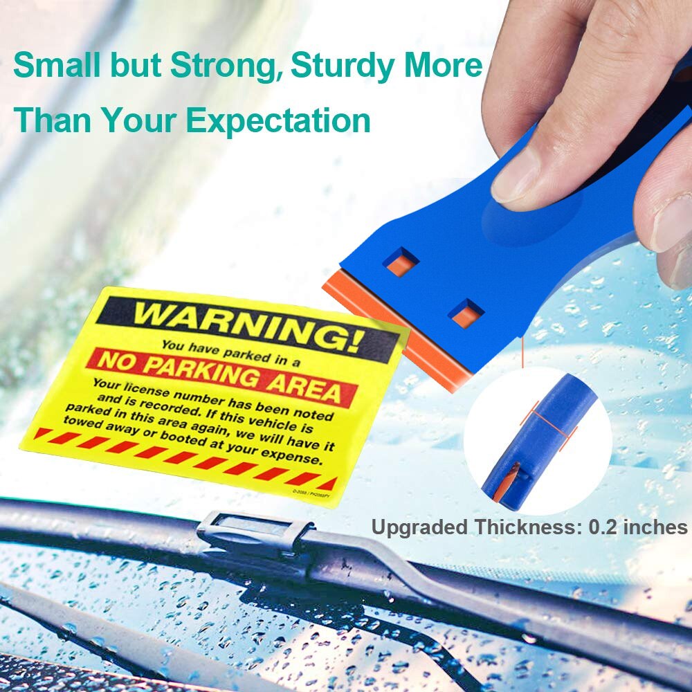 Silicone Window Door Glass Cement Scraper Tool Remover Silicone Spreader Spatula Plastic Razor Blade kitchen Accessories