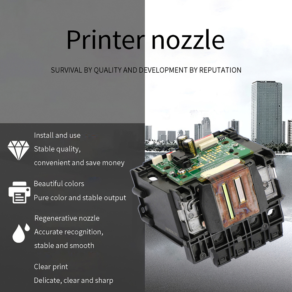 Głowica drukarki HP 932 933 w pełnym kolorze do drukarki HHP Officejet 7510 7110 7612 części zamienne CB863 głowica drukująca w pełnym kolorze