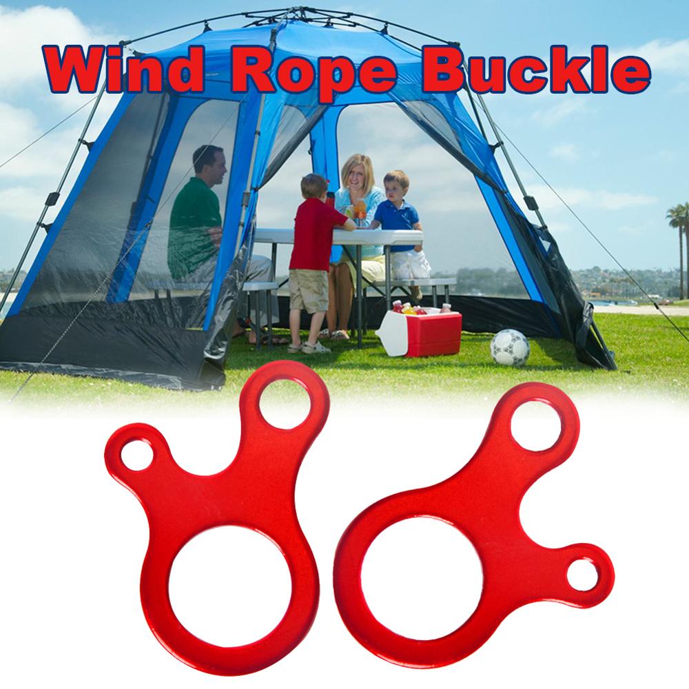 10Pcs Quick Knoop Tent Wind Touw Gesp 3 Gat Antislip Camping Wandelen Aanscherping Haak Wind Touw Gespen