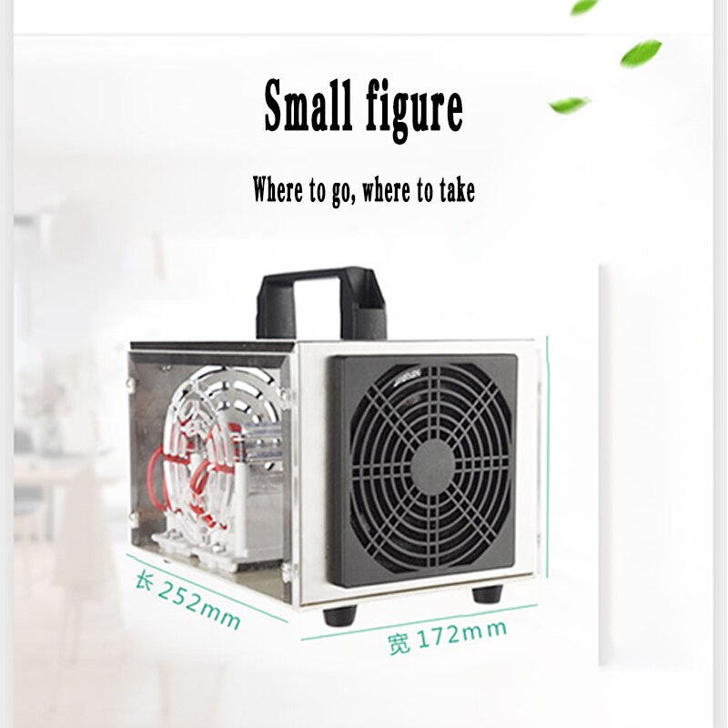 20G Luchtreiniger O3 Ozon Generator Plaat 20000 Mg/u Ozonator Draagbare Ozonizer Cleaner Sterilisator Timing Schakelaar