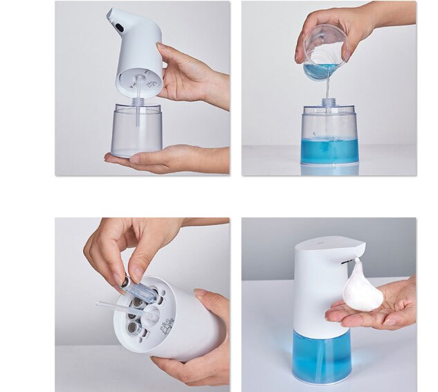 Soap dispenser Induction Hand sanitizer Automatic Bubble Battery-powered 250ML 2 gear adjustment auto soap dispenser