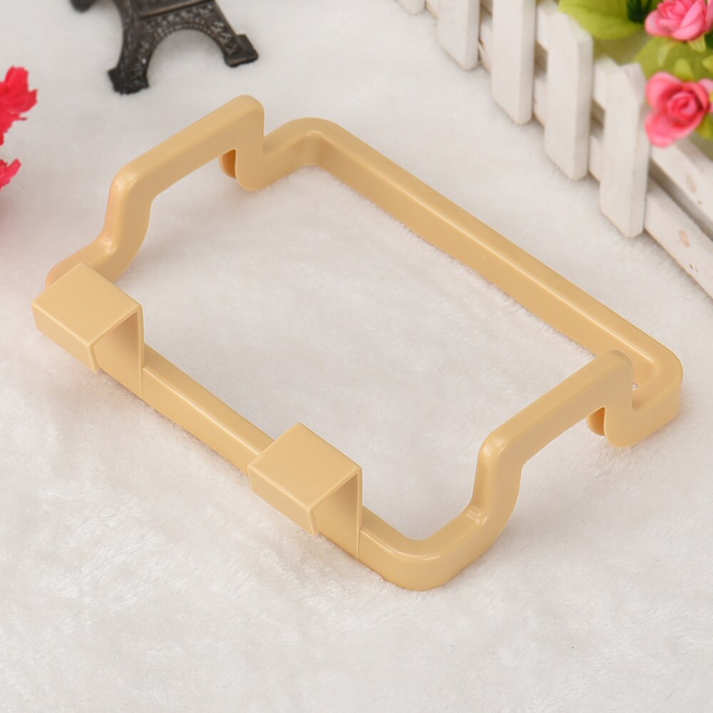 25# Kitchen Cupboard Back Trash Bag Rack Cabinet Door Garbage Bag Holder Hanging Kitchen Cabinet Hanging kitchen Tools