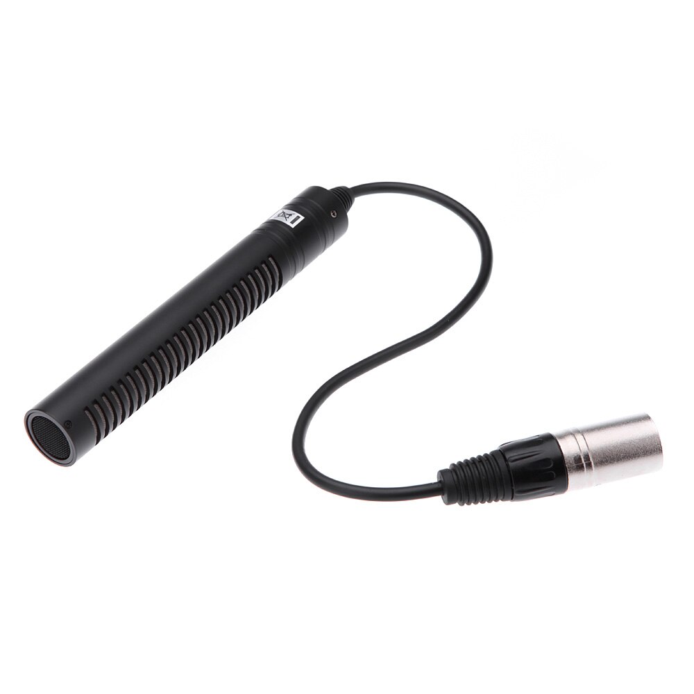 Andoer Video-opname Interview Stereo Condensator Unidirectionele Microfoon Mic Voor Sony Panosonic Camcorder-Xlr Interface