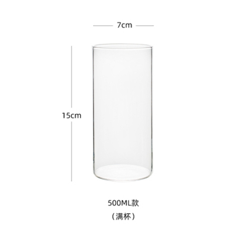 Kaffeglas mugg mjölk te kaffekopp kristall genomskinliga muggar hembar drinkware par värmebeständig hälsosam dryck mugg: 500ml