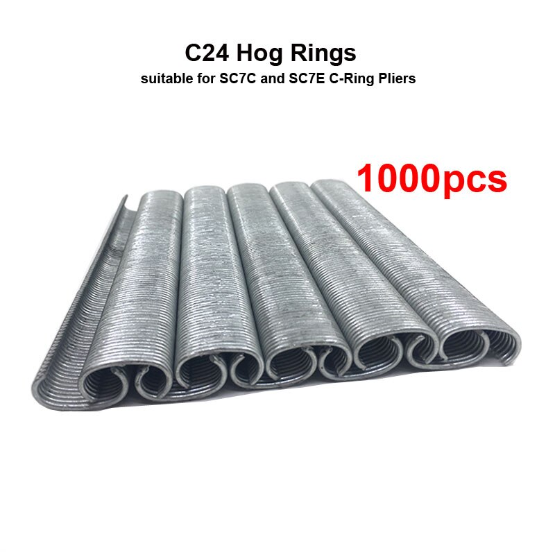 18000 st pneumatiska hog ringar c ring spik klammer klämmor  sc760b sc7c sc7e c ring verktyg tång luftpistol klädsel bur staket spik