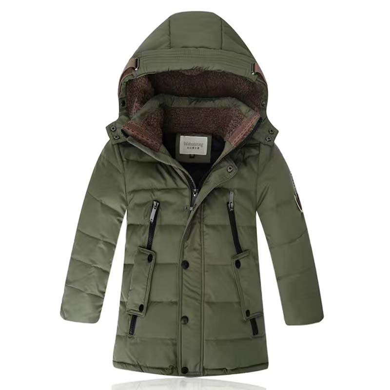 Winter Boys and girls jacket coat children's duck down jacket child coat outwear Boy's down jacket long thick winter jacket