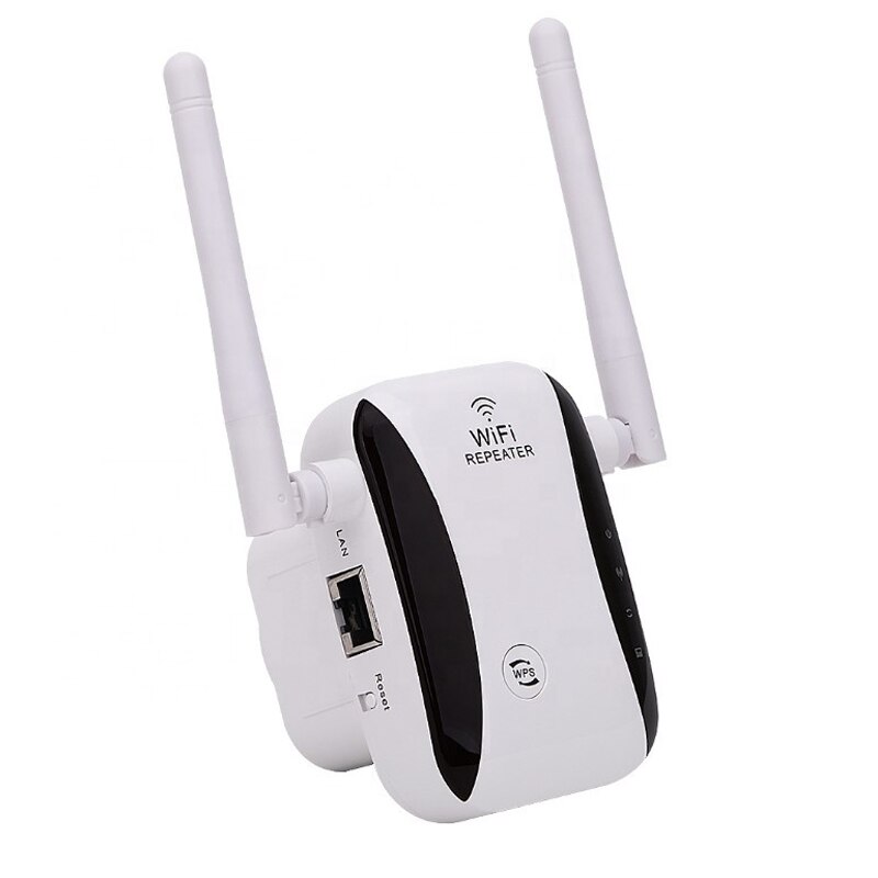 WiFi Amplifier 300Mbps Amplificador Wi-Fi Repeater Wifi Signal Cover Extender Repeater 2.4G Wireless white Router