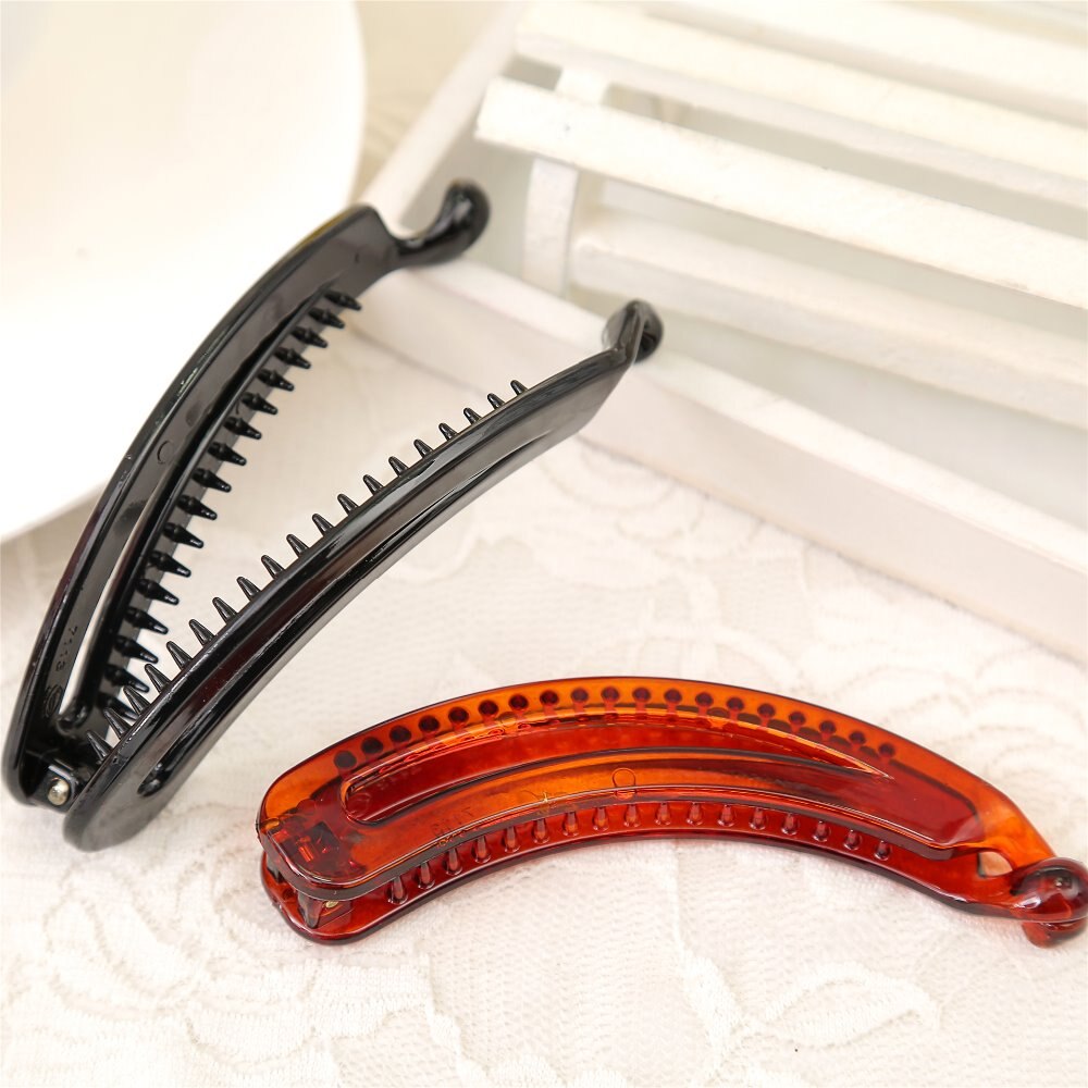 Een Stuk Fancyin Banaan Haar Clip Haar Claw pins 9 cm voor Vrouwen en Meisjes