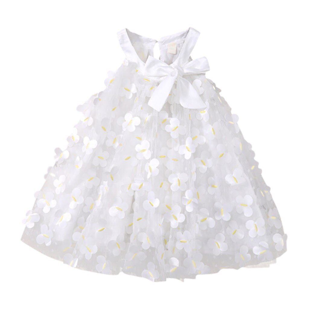 1y-6y Meisjes Peuter Baby Kids Meisjes Bloemen Vlinder Tule Jurk Prinses Jurken Kleding Kids Jurken Meisjes Party Dress: 2-3 Years