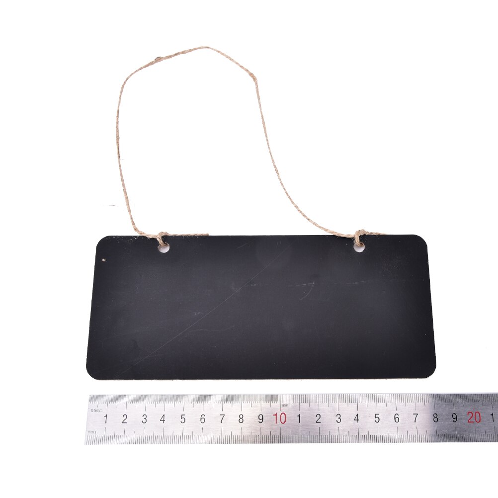 18.5*8cm Mini Blackboard Schoolbord Houten Bericht Teken Met Hang String Wedding Party Decoratie Huwelijk Levert