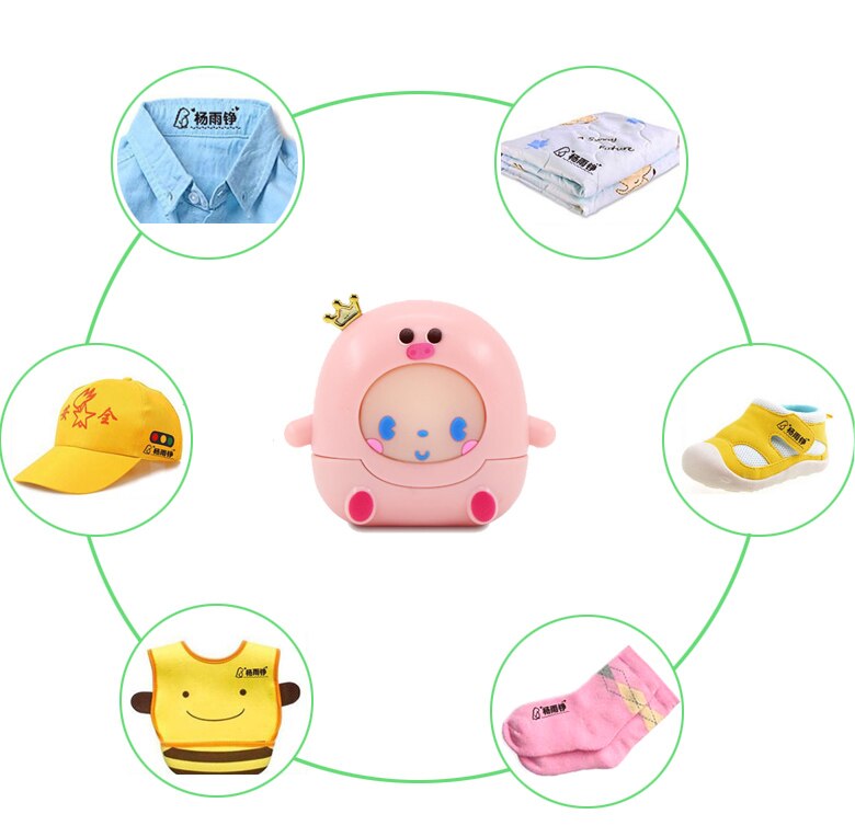 Custom-made Baby Name Stamp DIY for Children Name Seal Student Clothes Chapter Not Easy To Fade Security Name Stamp Waterproof
