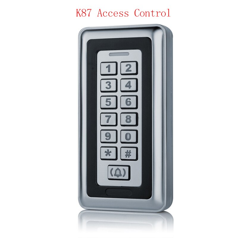 K81 ~ k88 ip 65 waterdichte metalen toegangscontrolesysteem rfid 125 khz kaart met 8000 gebruikerskaart voor beveiligingssysteem met deurslot: K87