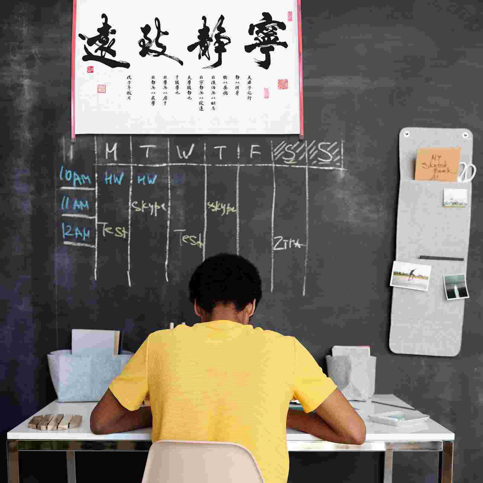 2 Stuks Chinese Water Schrijven Doek Kalligrafie Praktijk Pen Kalligrafie Rollen