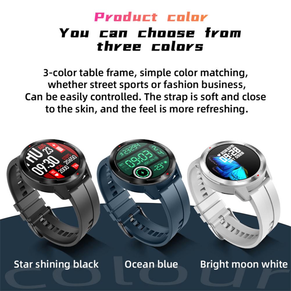 Smartwatch mit mt13 1.32 zoll-display (360 x 360 hd zoll), bluetooth-funktion, anruffunktion, blutsauerstoffmessung, herzfrequenzmessung und wasserdichtem armband
