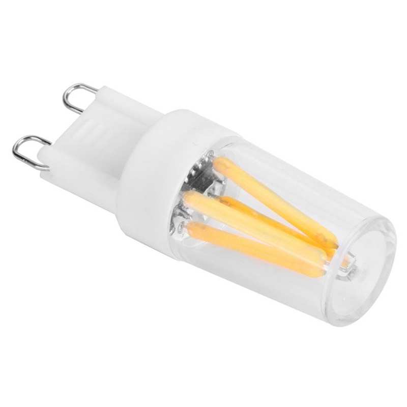 10PCS G9 Base LED Light Bulbs 2W AC110V Bi-Pin Bulb for Chandelier Wall Lamp Home Lighting Warm White Bi‑Pin Base Bulb