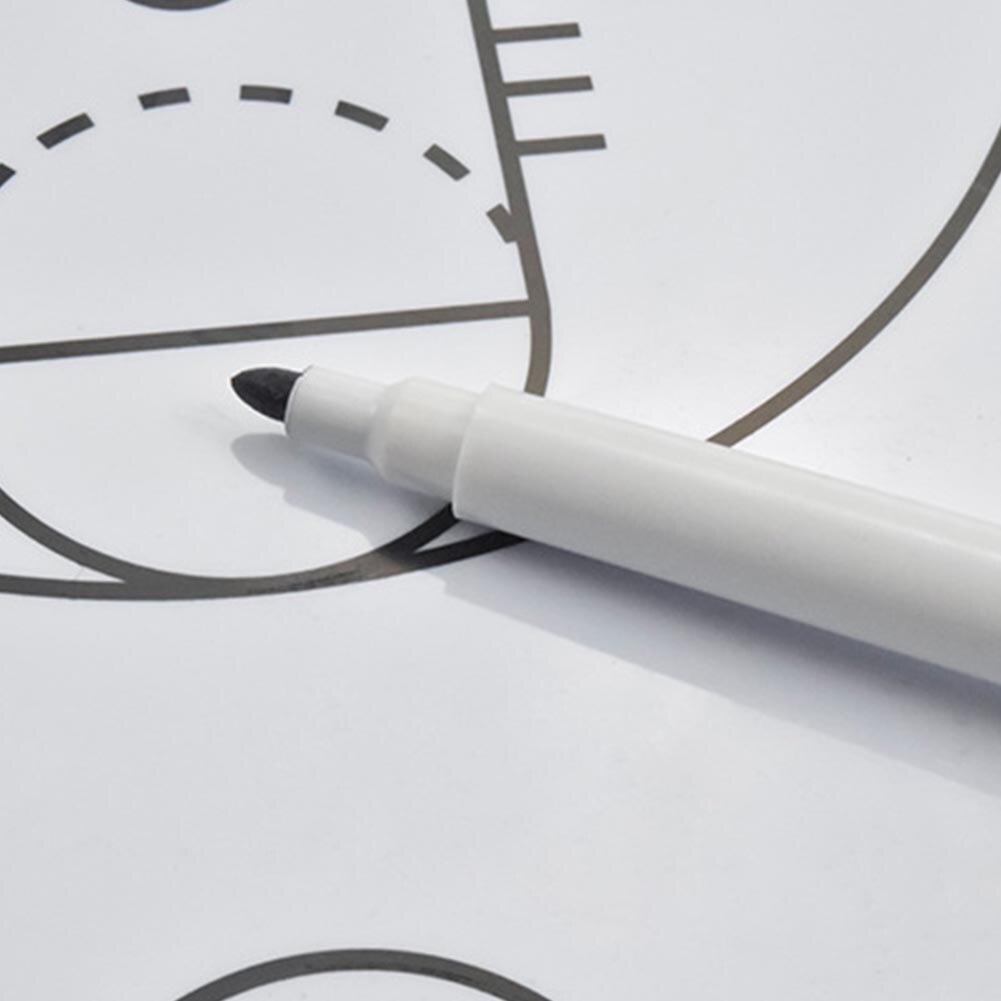 Whiteboard slitstark vattentät bärbar markör coaching board fotboll basket guidning torr radering mångsidig strategi