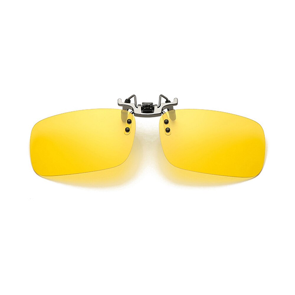 Mannen Clip On Bril Meekleurende Bril Gepolariseerde Vissen Zonnebril Vrouwen Night Driving Bril Sport Clip Op Zonnebril: B-Night Vision Lens / L