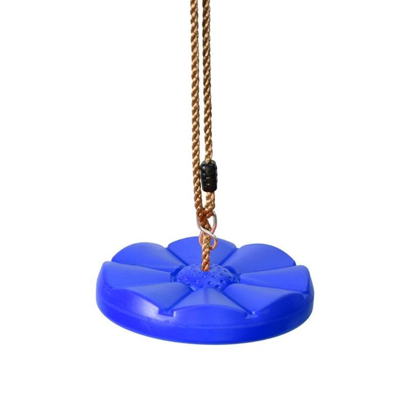 Bambini del Giocattolo di Fitness In Legno Scala di Corda Multi Pioli Arrampicata Gioco Giocattolo di Formazione Outdoor Attività di Sicurezza Sport Altalena di Corda Girevole Rotante: Swing Seat A