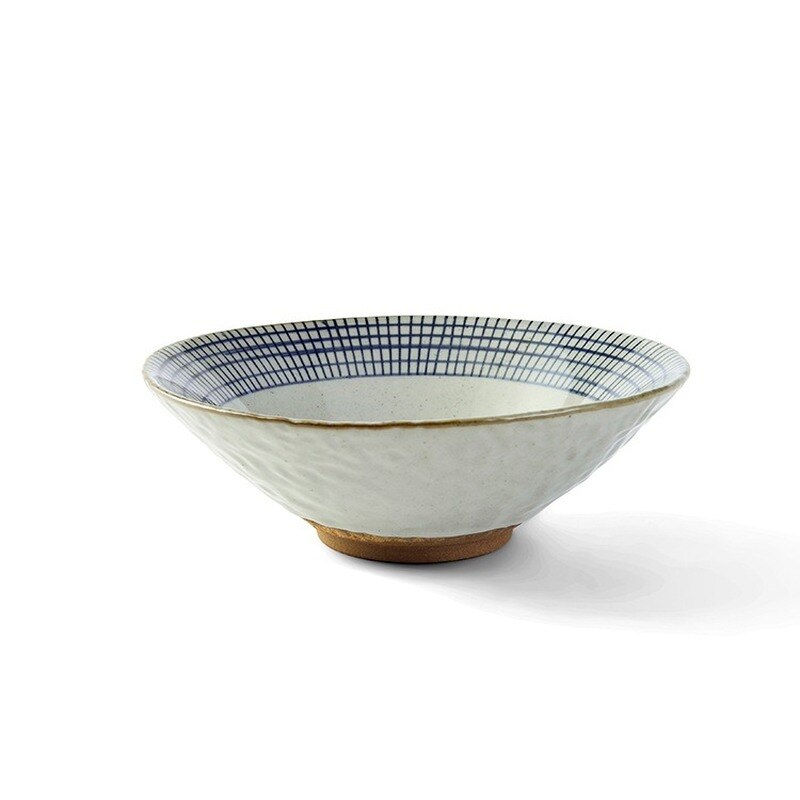 Ceramic Japanese and Korean 7-inch 8.5-inch bowl hand-painted Douli bowl soybean milk tableware trumpet bowl