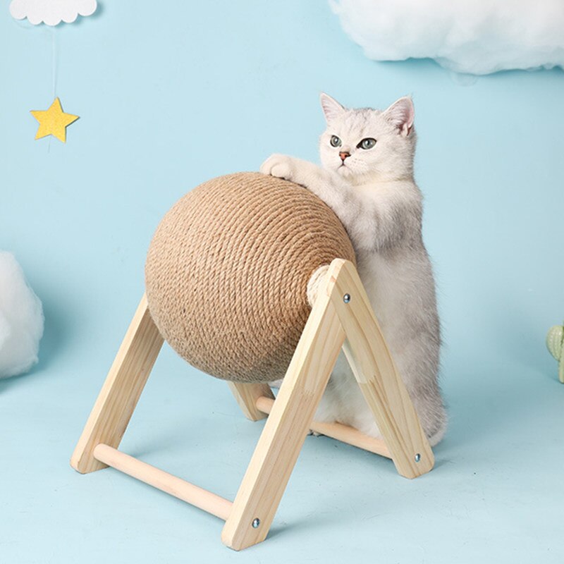 Cat Wheel Cat Scratcher Sofa Protector Scratching Post Cats Climbing Frame Shelf Cats Exercise Wheel Pet Products Pets Furniture