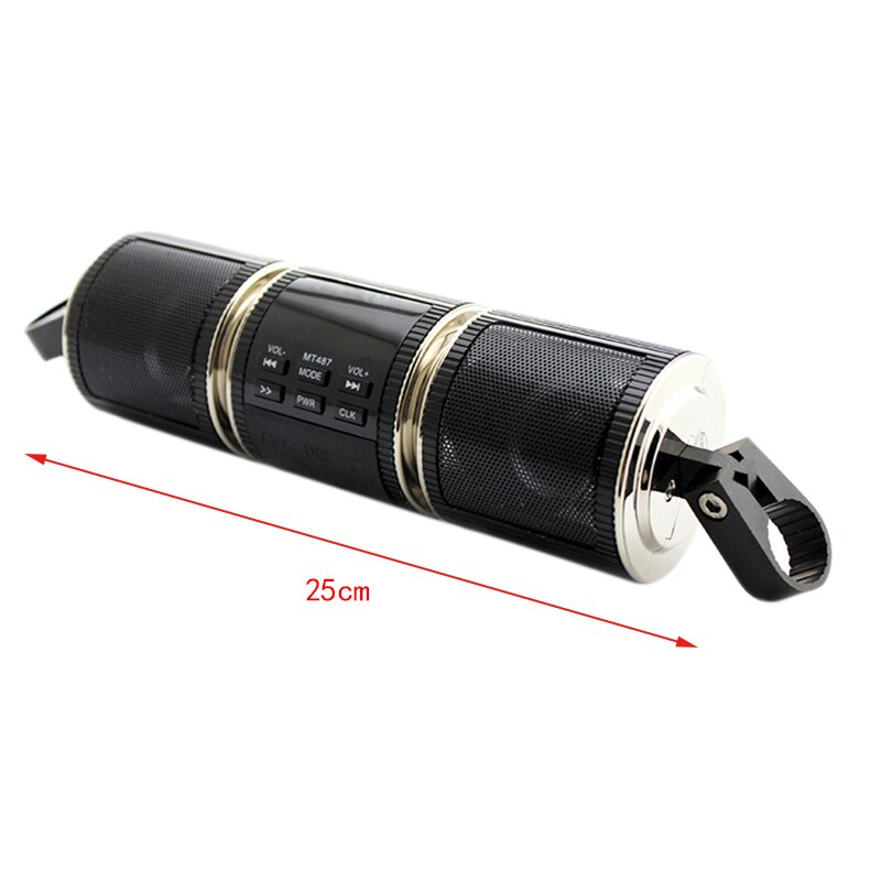 Bluetooth Motorrad Lenker Audio- Verstärker Stereo Lautsprecher System Mp3 Usb 12V