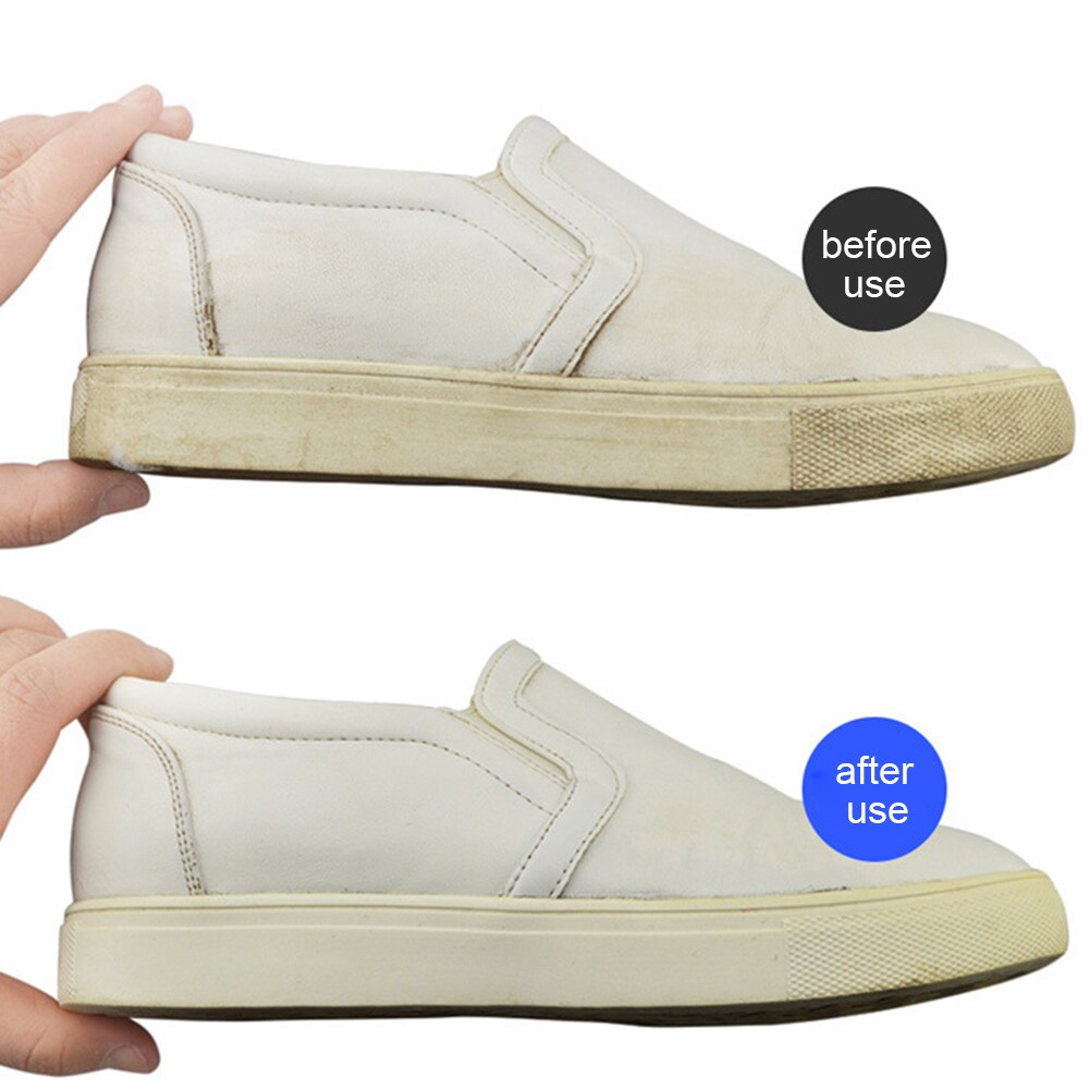 100ml hvide sko renere hvidere polske rengøringsværktøj sko børste sko sneakers casual læder sko rengøring sko pleje forsyninger