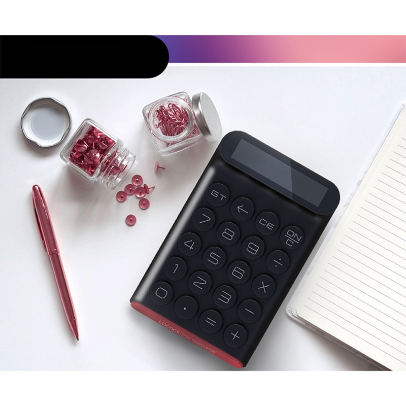 Calculator Portable 20 Keys Multifunctional 10 Digital LCD Calculator For Teaching Student Accounting Office Mechanical Buttons