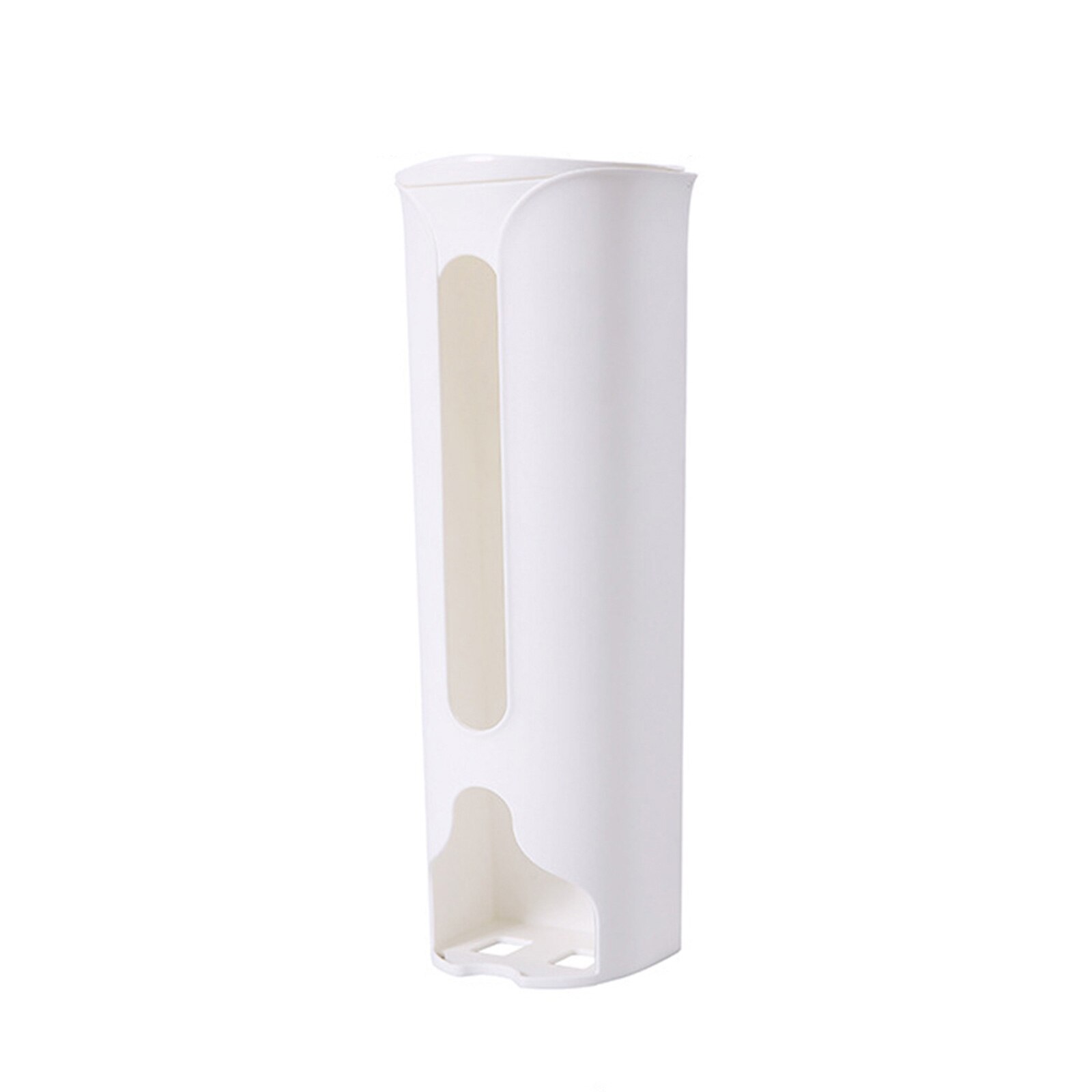 Bolsa de basura de almacenamiento, artefacto de cocina, bolsa de plástico, colector montado en la pared, extraíbles, convenientes, de limpieza, funda de Color sólido: Blanco