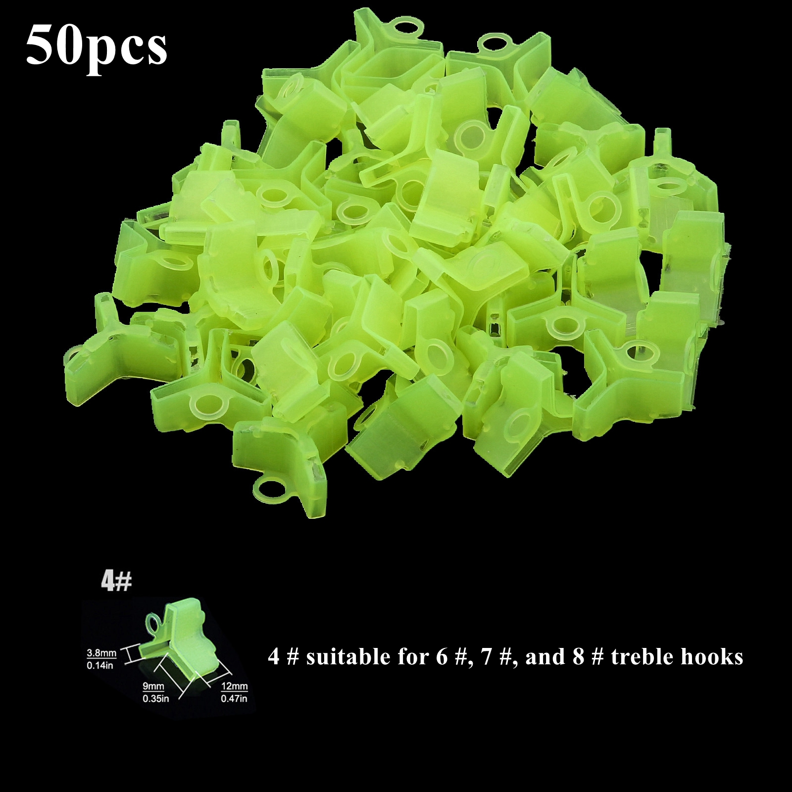 50pcs 1# 2# 3# 4# 5# Hook Safety Cap Protector Fishing Treble Hook Covers Fishing Hook Bonnets: Burgundy
