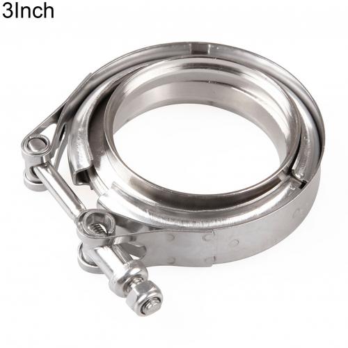 2/2.5/3/3.5/4 Inch Universal Car V-band Turbo Downpipe Exhaust Clamp Accessories: 1