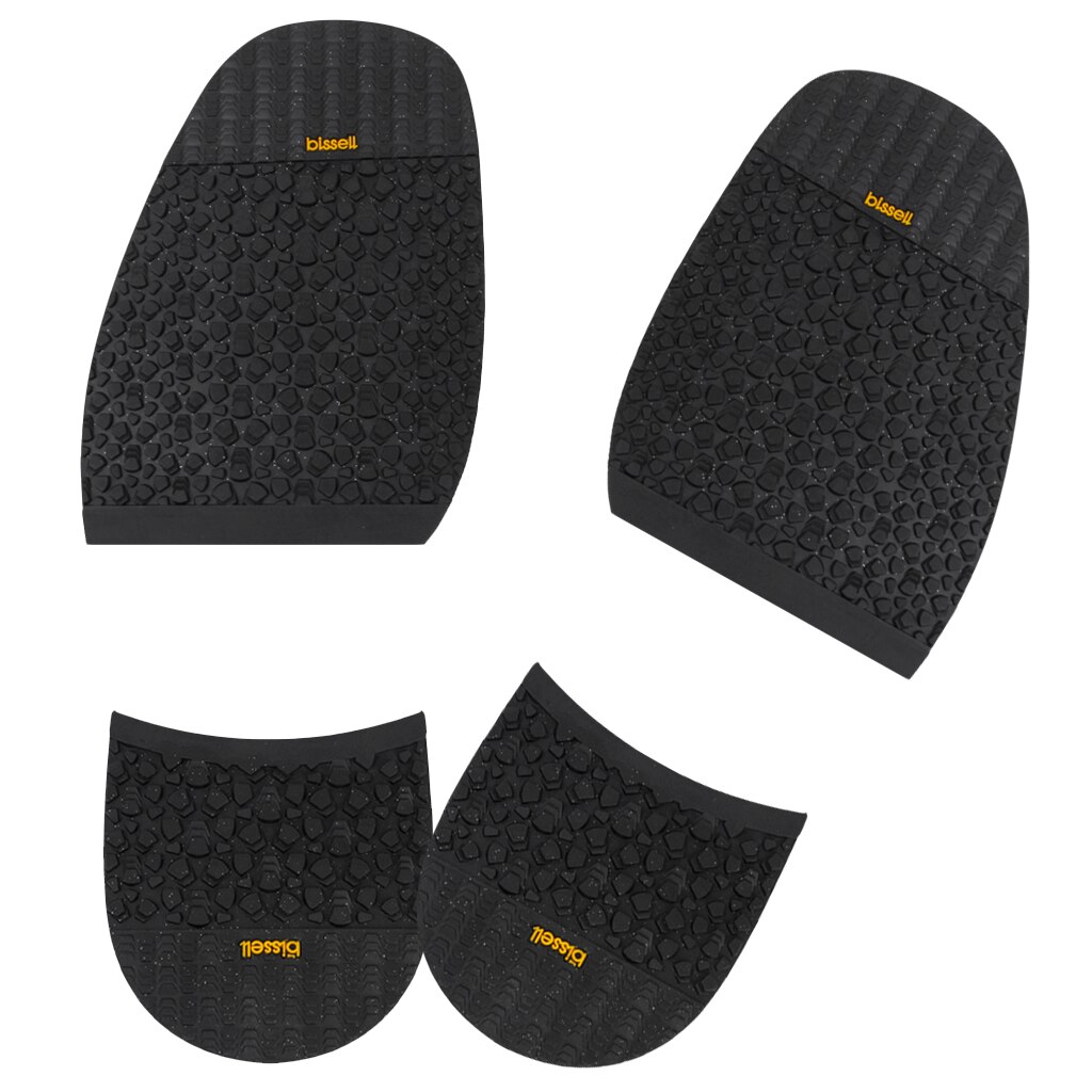 Footful Pair Rubber Stick on Half Soles + Heels Anti Slip Shoe Repair Supply