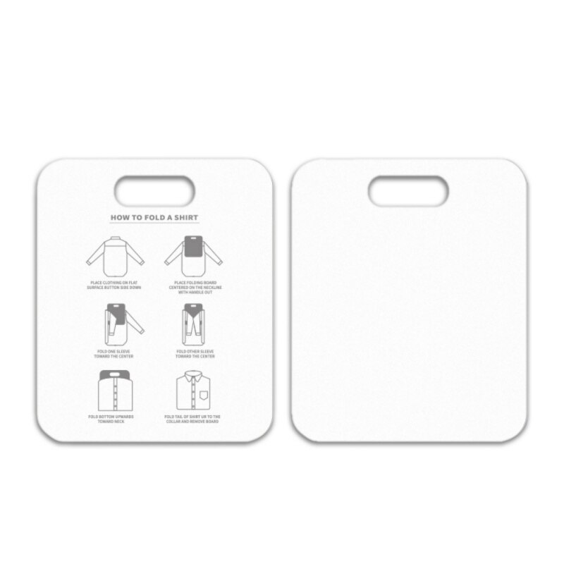 1PC Household Cloth Folding Board Child/Adult Clothes Folder Closet Organizer Clothing Folders Board Organizer Laundry Storage: White