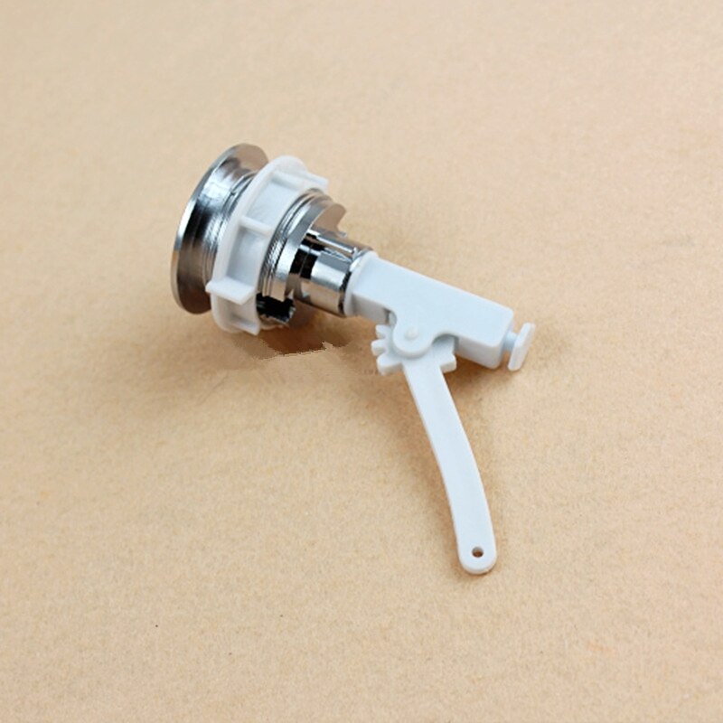 1pc Older Toilet Universal Flush Toilet Cistern Tank Single Push Button Flush 38mm Mounting Hole Plastic