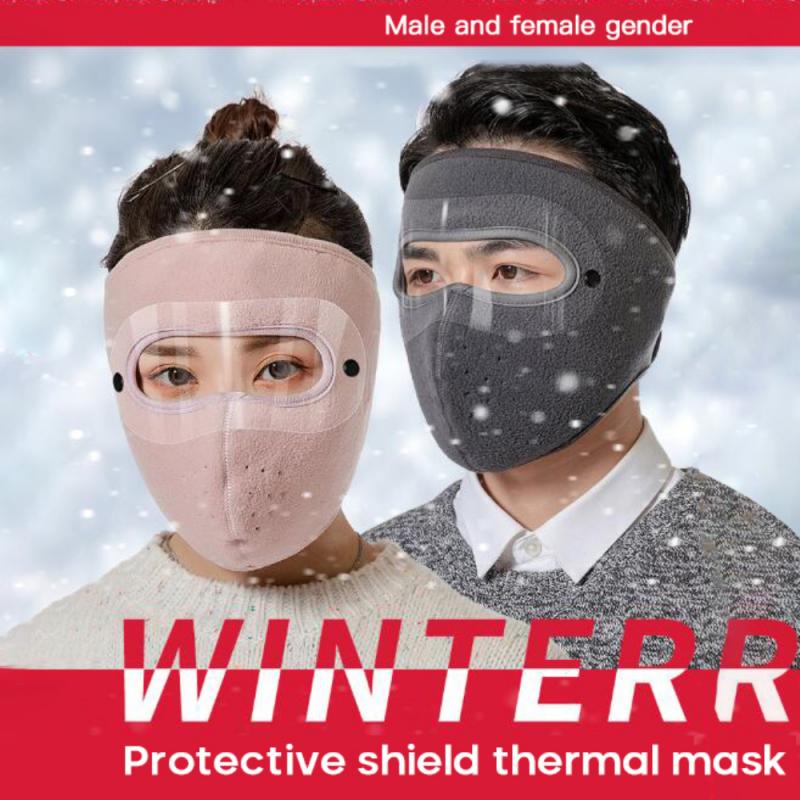 8 Kleuren Winddicht Warm Full Face Shield Antifog Verwijderbare Oogbescherming Screen Winter Warm Fietsen Masker Motorfiets Masker