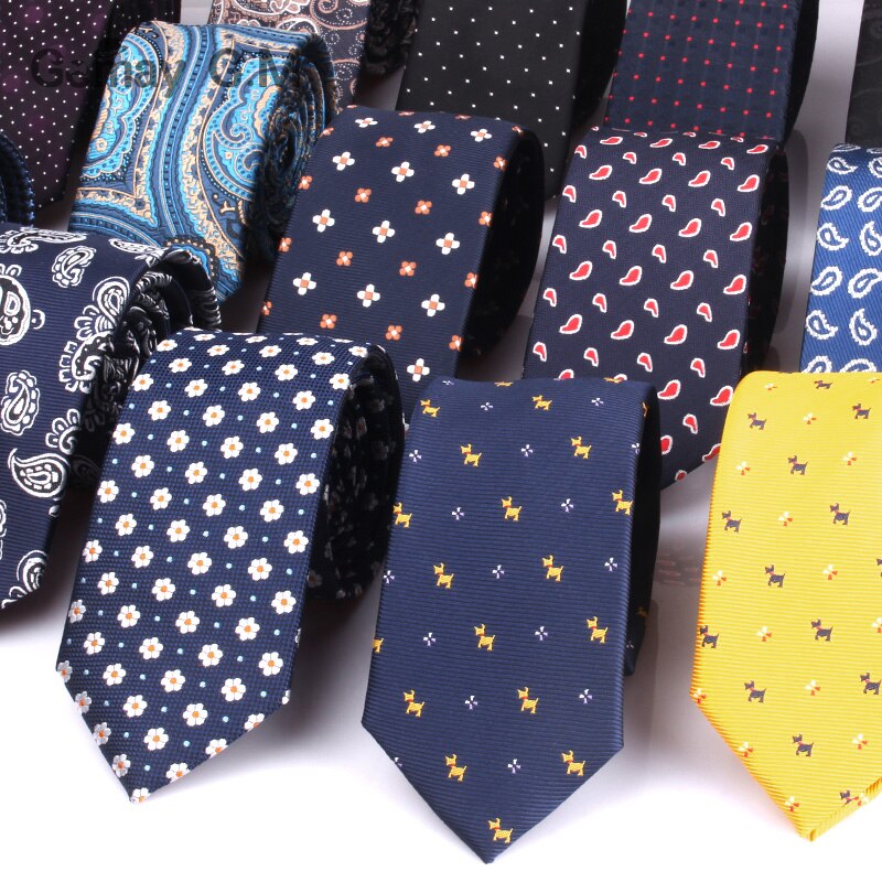 Jacquard Geweven Stropdas Voor Mannen Bruiloft Business Classic Ties Mode Polyester Slanke Heren Stropdas Voor Pak 6 Cm breedte Tie